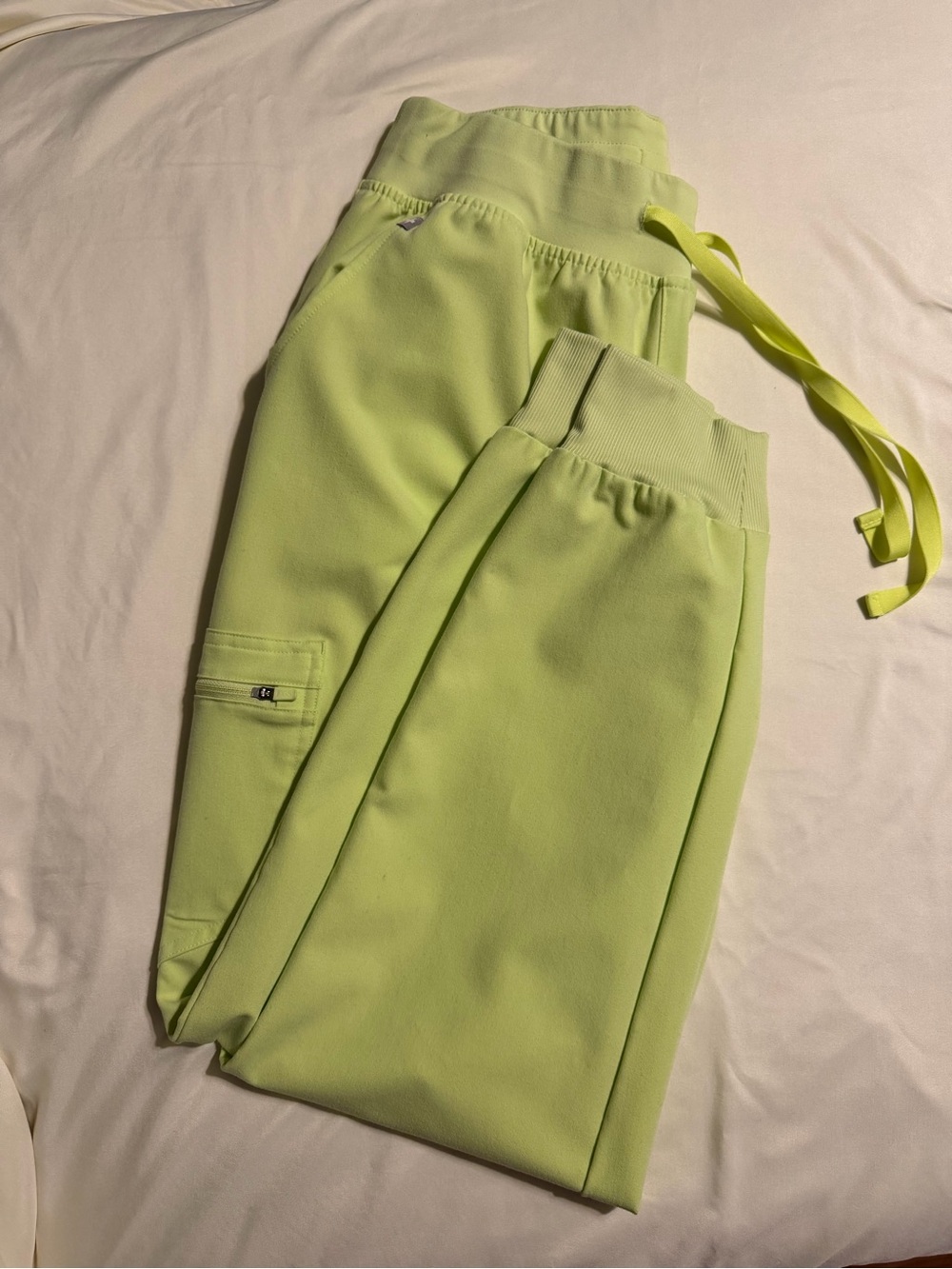 Figs Neon Lime Women's Drawstring Joggers